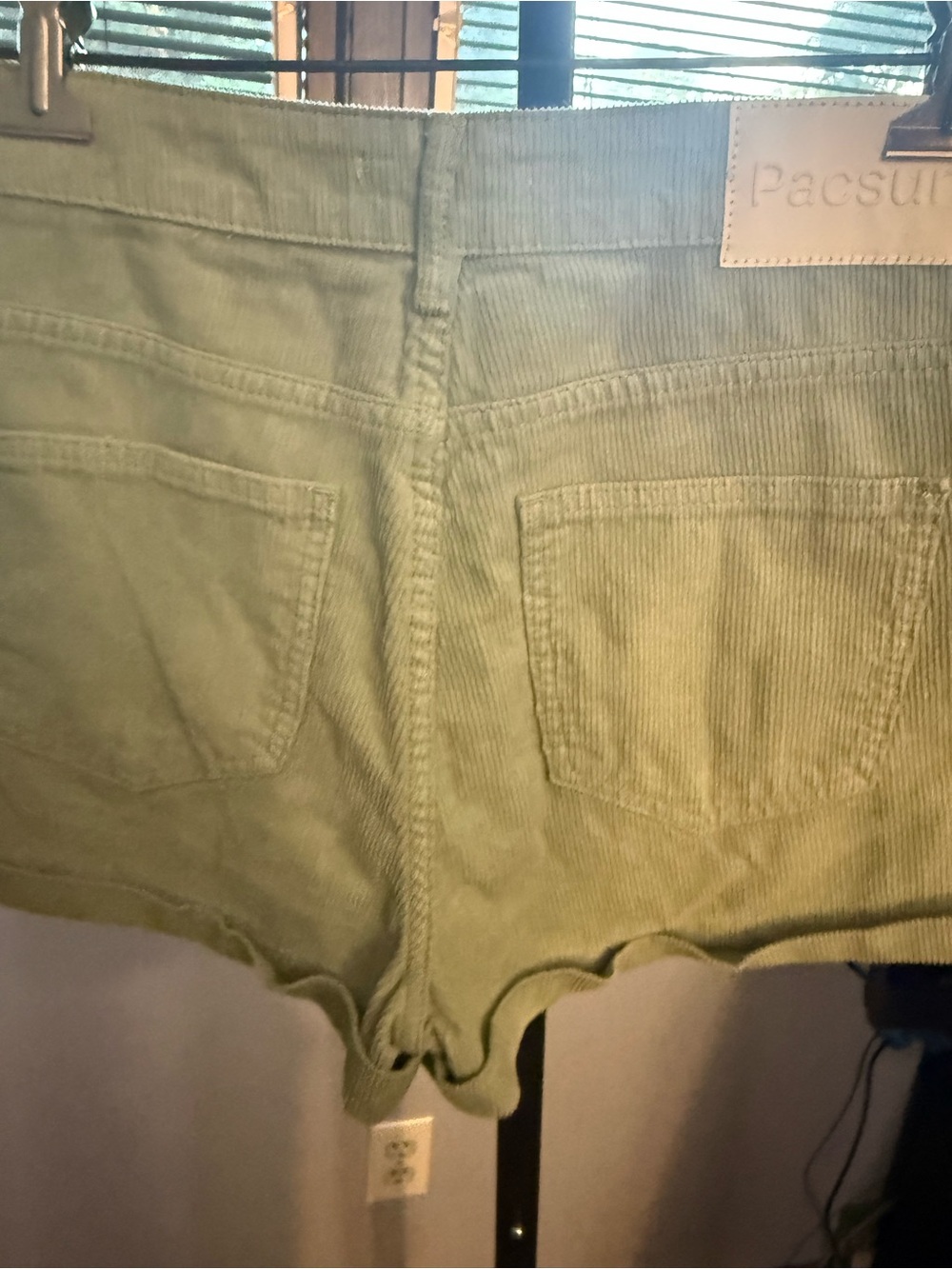 PacSun Olive Green Corduroy Women’s Shorts
